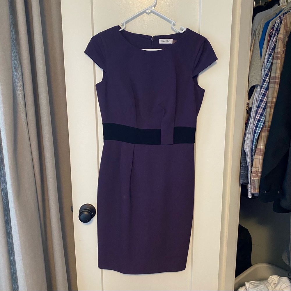 PURPLE CALVIN KLEIN DRESS